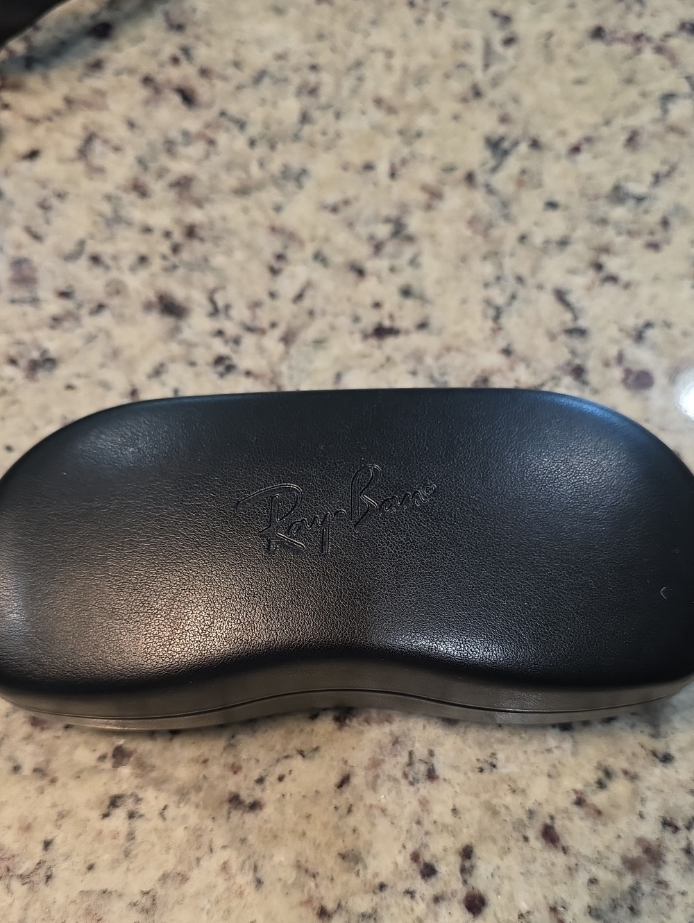 Ray-Ban Black Hard Leather Sunglasses Case